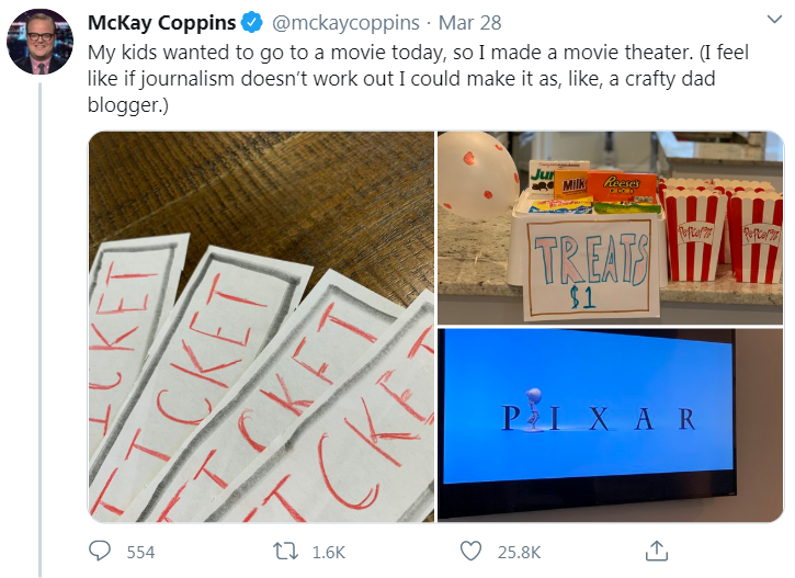 home movie theater tweet