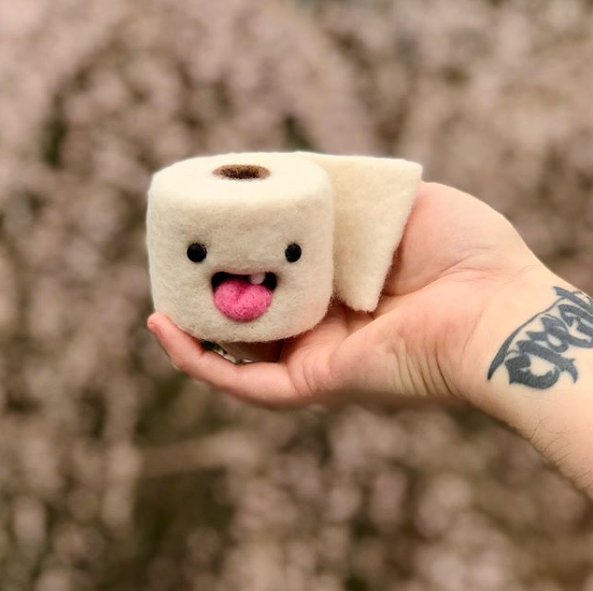 needle felt toilet paper