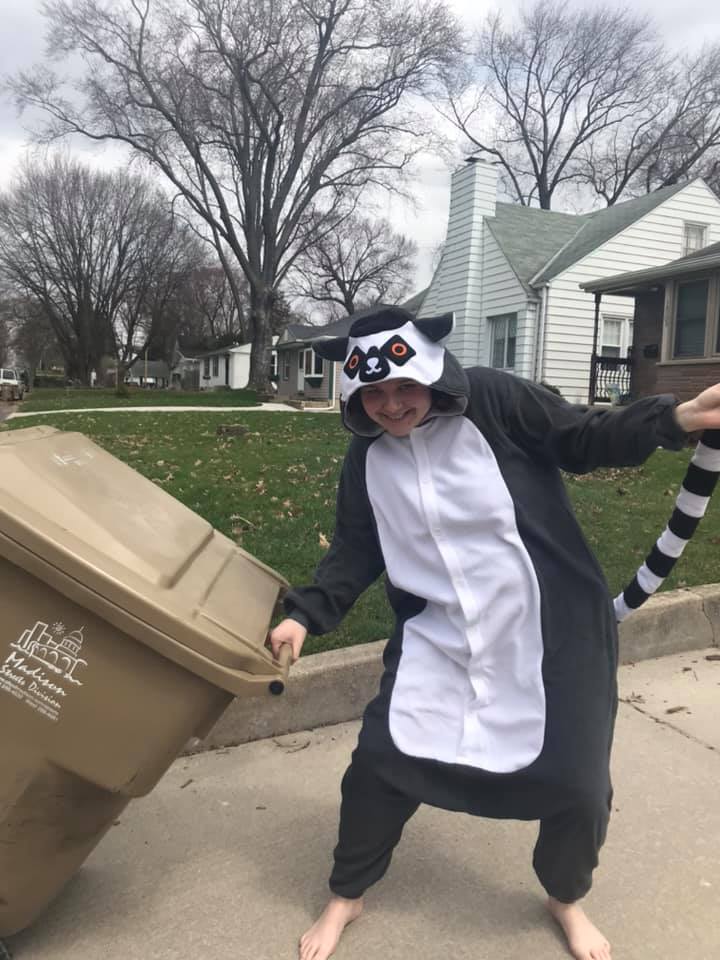 trash quarantine outfit