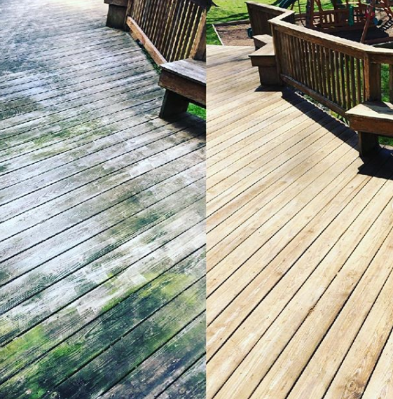 before after power washing