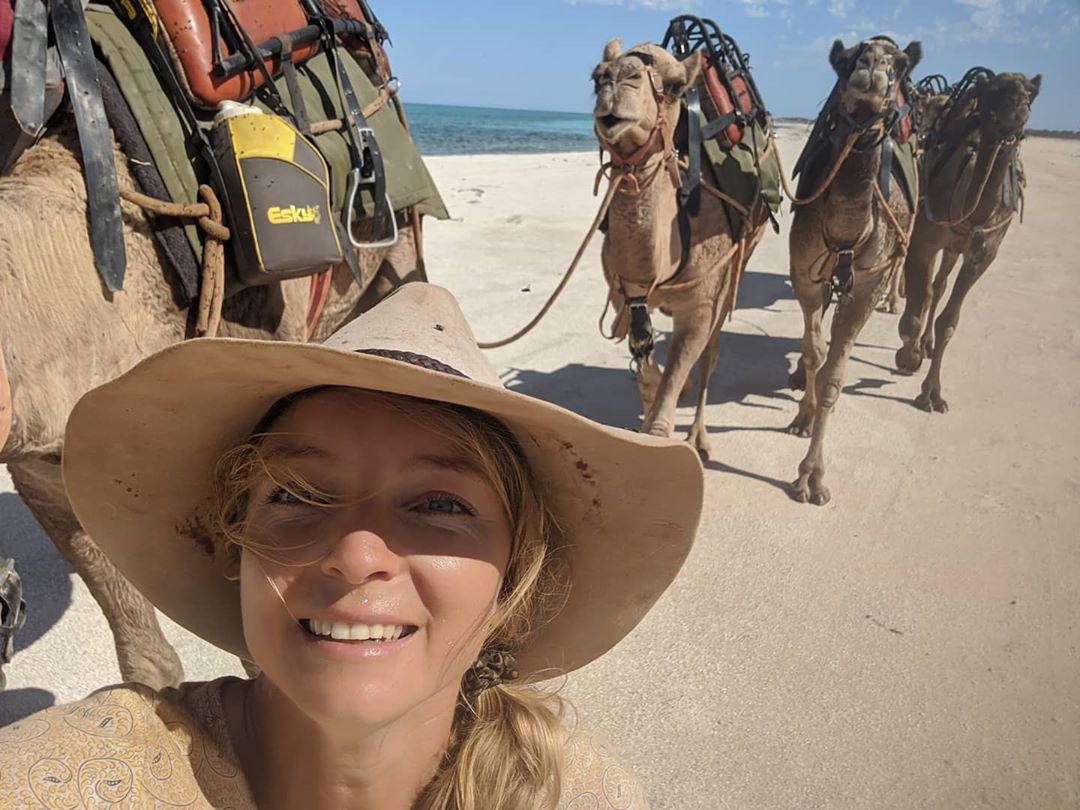 sophie and her camels