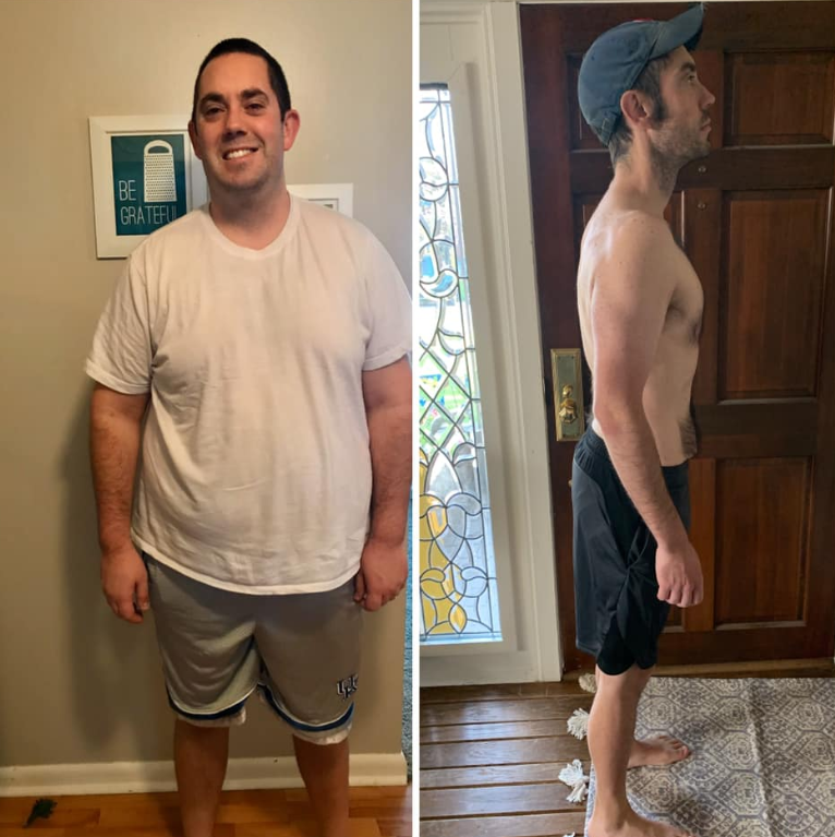 jacob before after weight loss