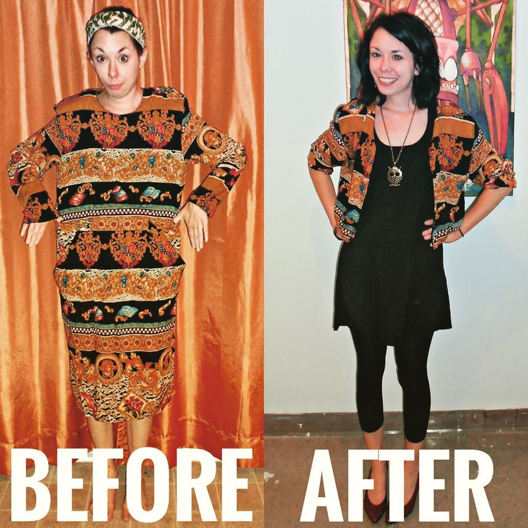 outfit transformation