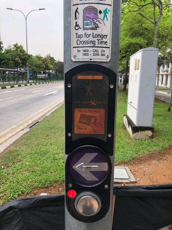 singapore crosswalk