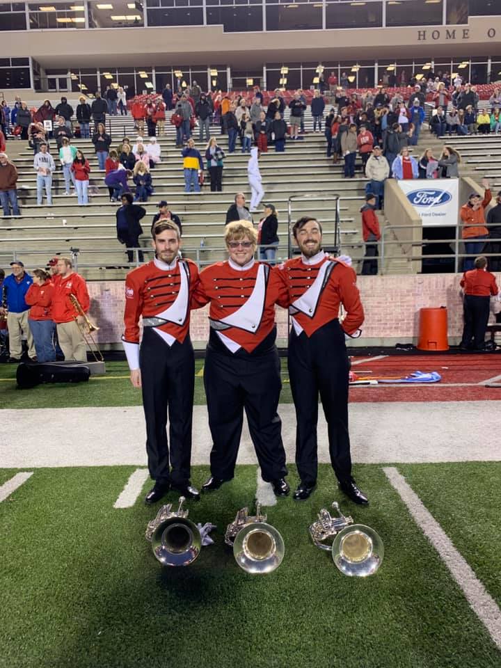 bronson in marching band