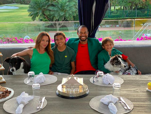 tiger woods family
