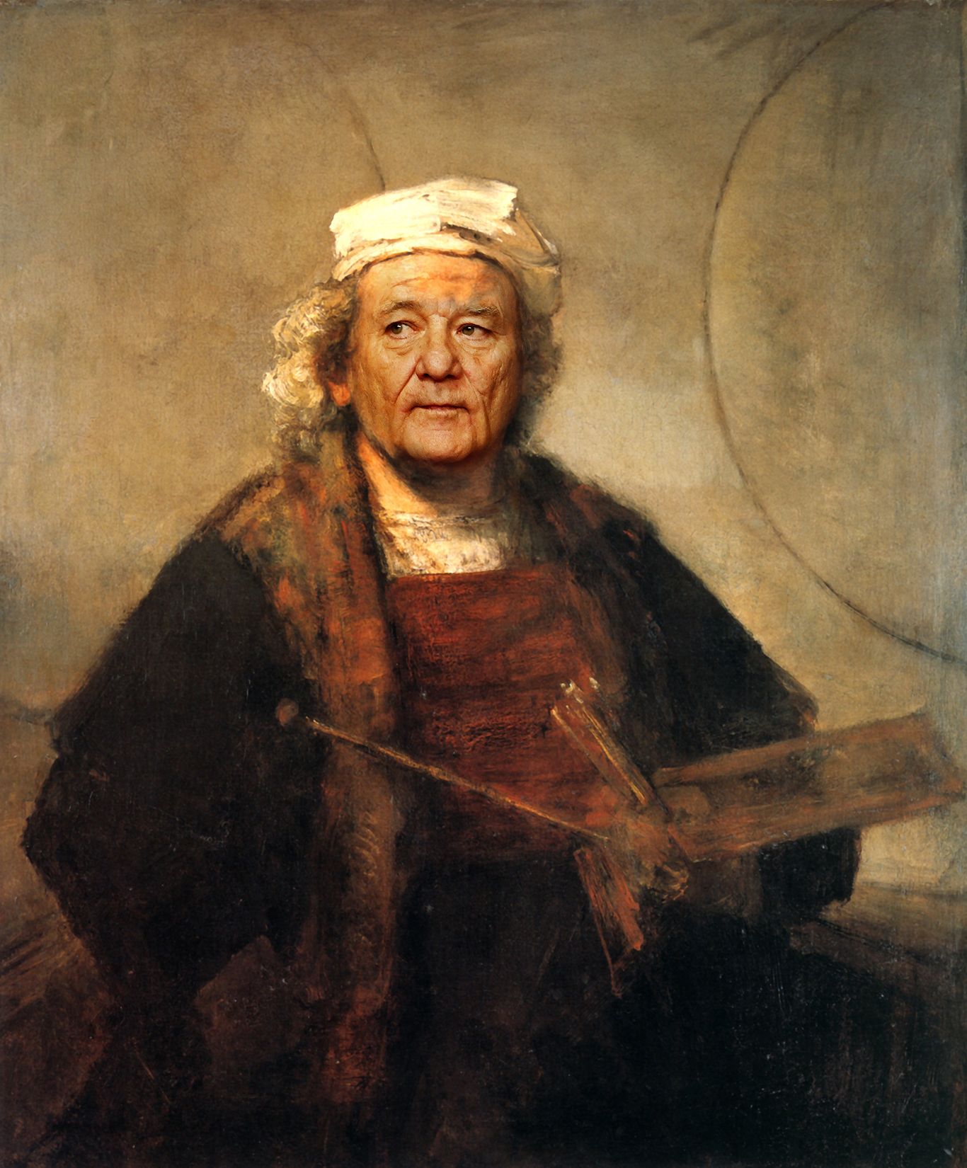 bill murray in famous painting