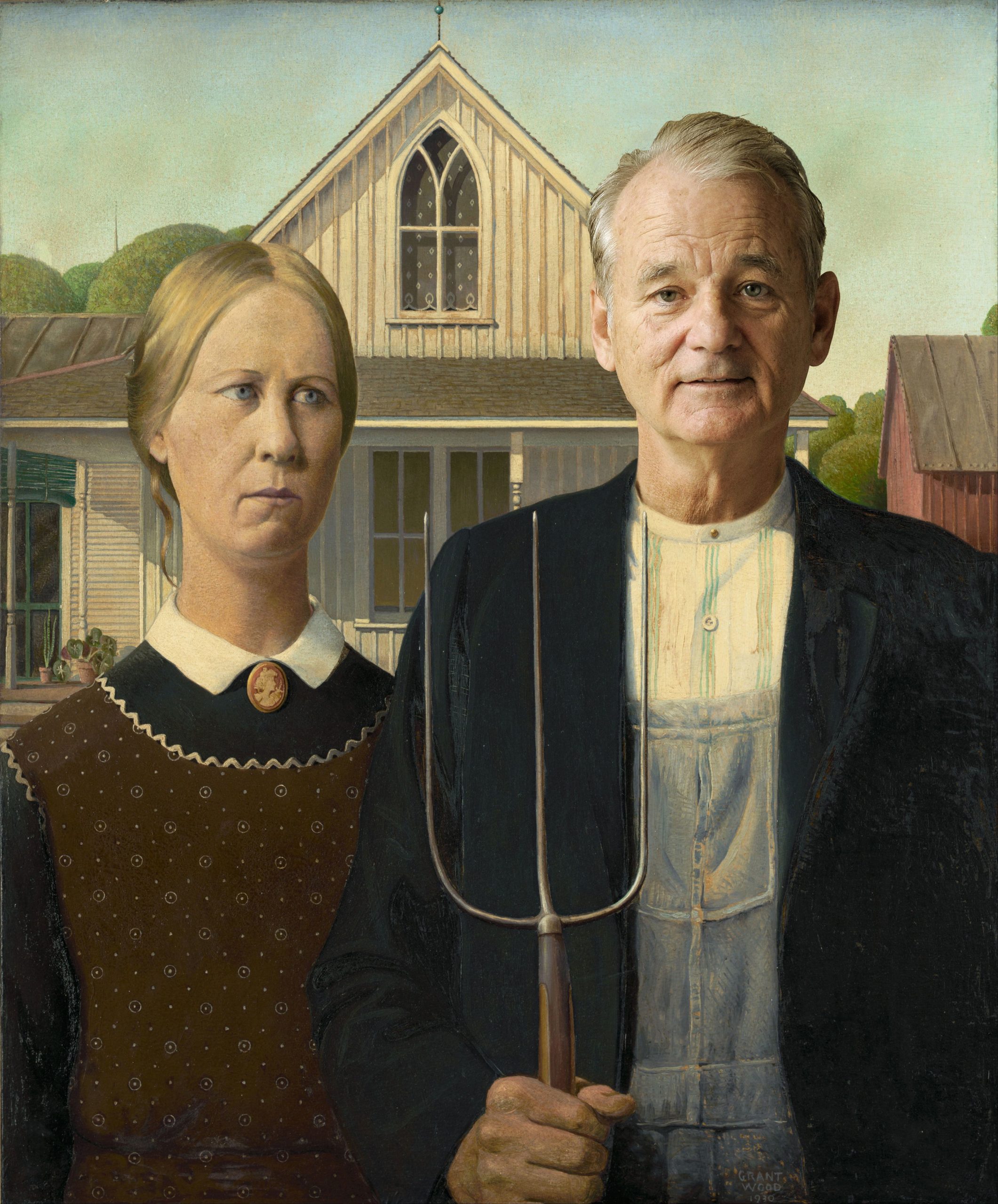 bill murray in famous painting