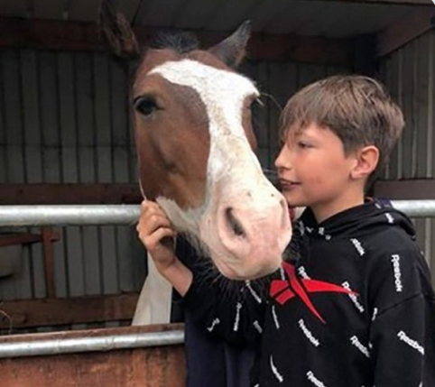cameron with horse