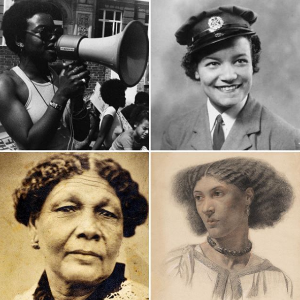 Olive Morris, Lilian Bader, Mary Seacole, and Fanny Eaton