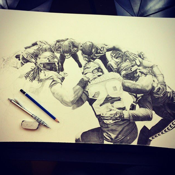 keegan hall drawing
