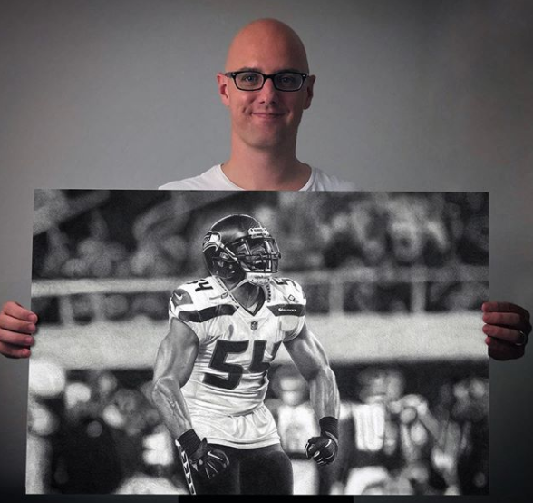 keegan with drawing