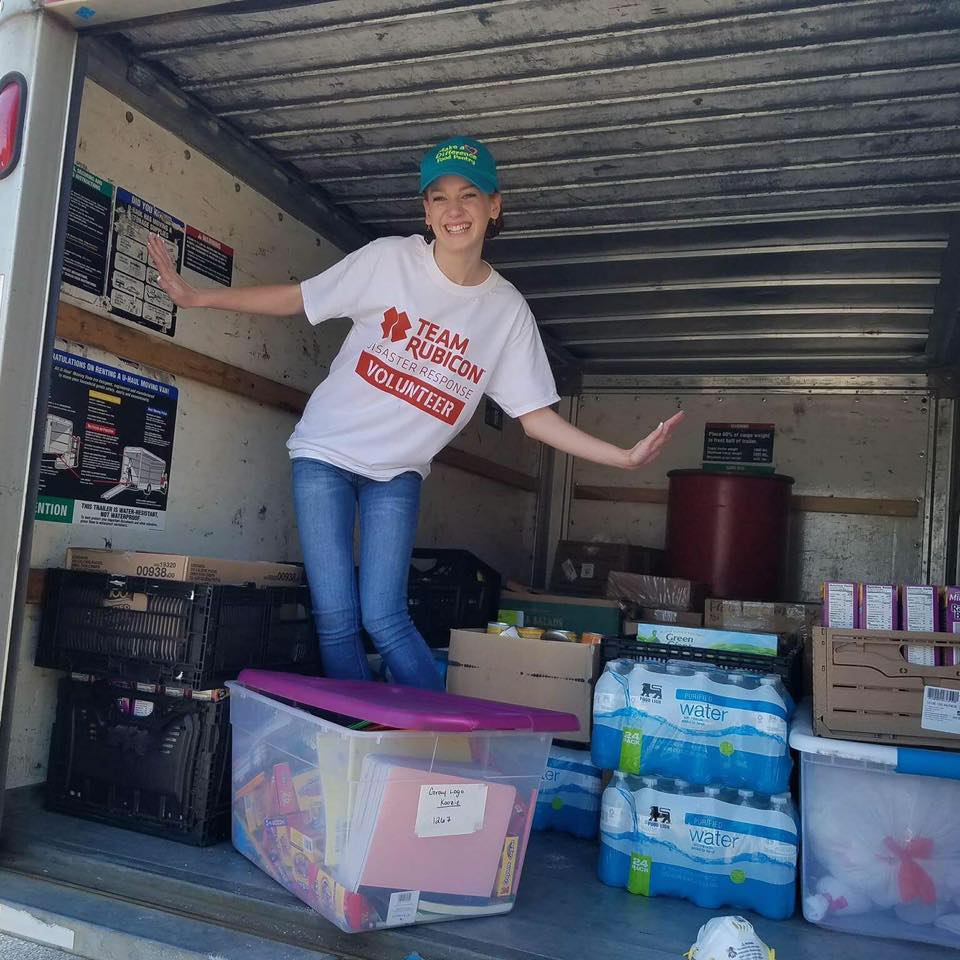 mackenzie volunteering for team rubicon