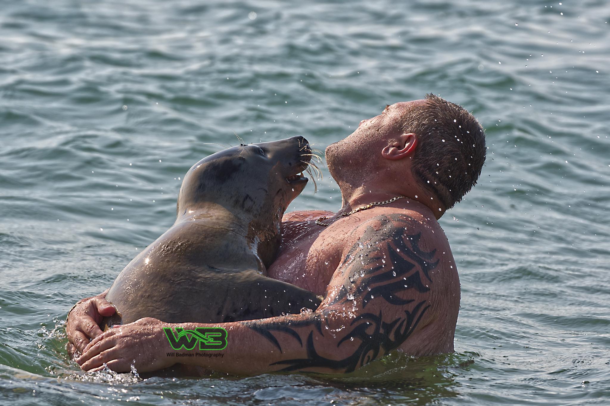 sammy with swimmer