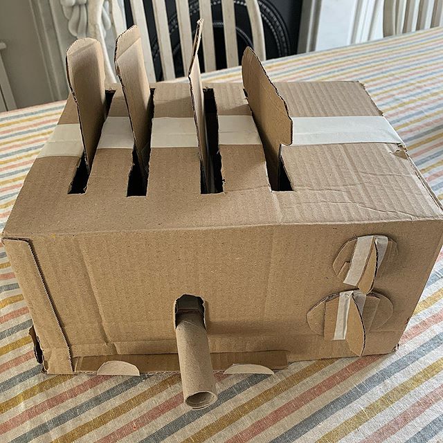 cardboard toaster