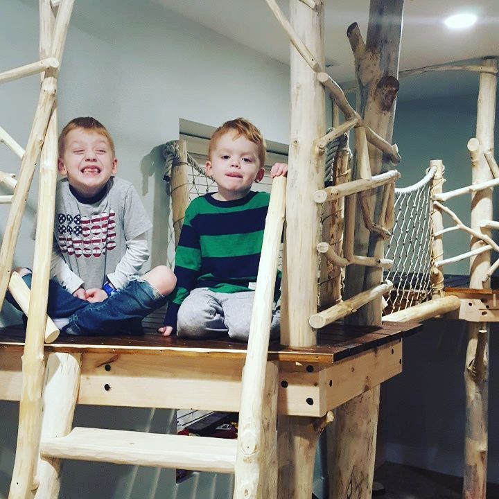 boys in treehouse