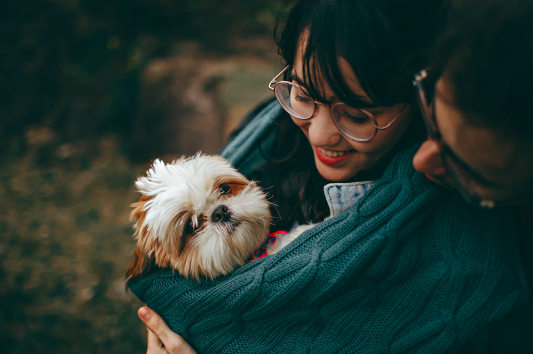 dog hug