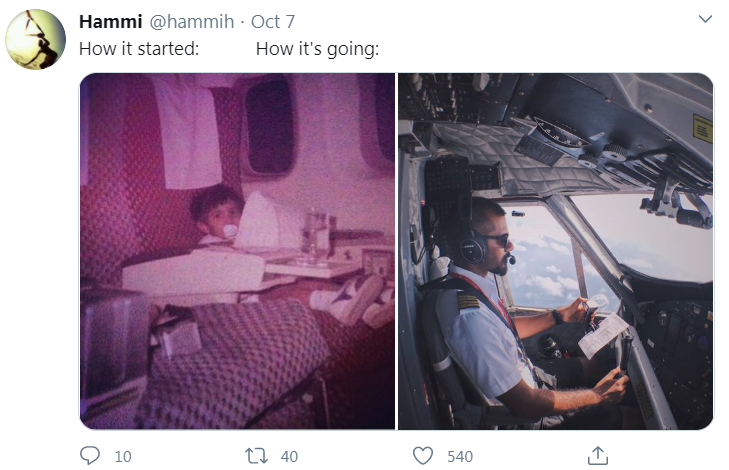pilot then now