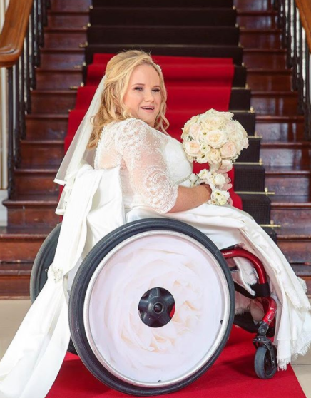 bride with izzy wheels cover