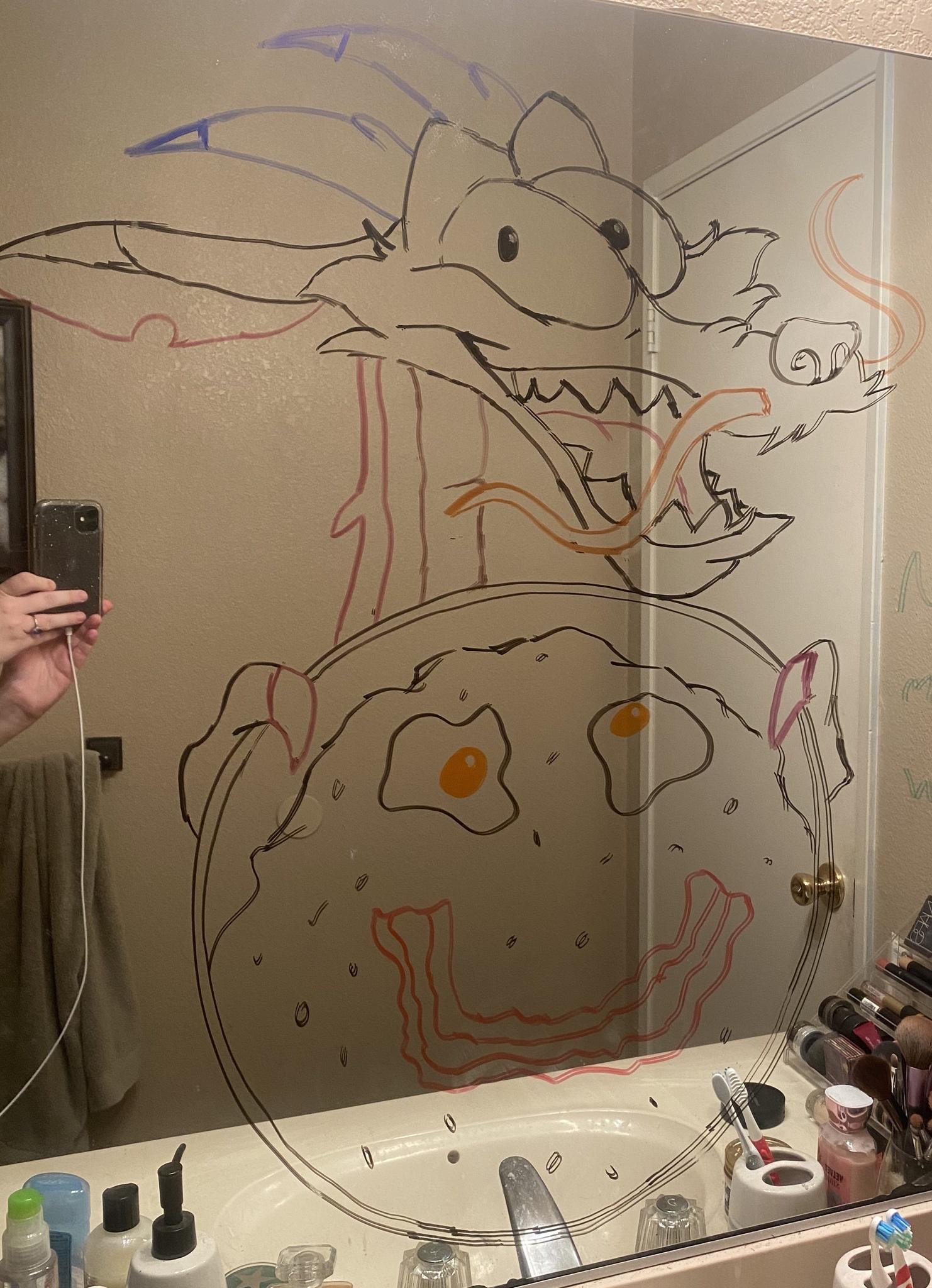 mirror drawing