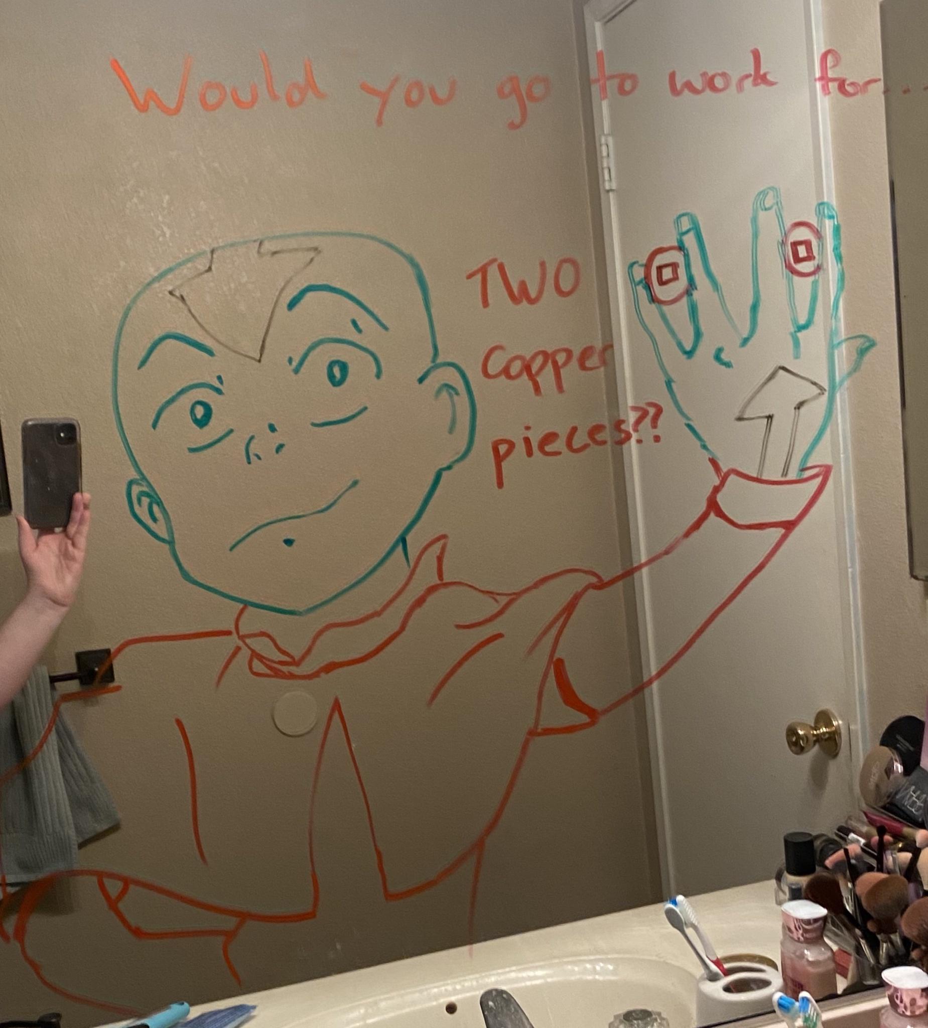 mirror drawing