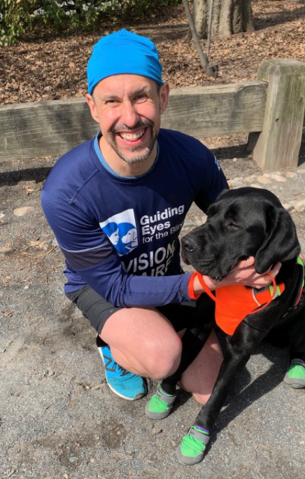 thomas with guide dog