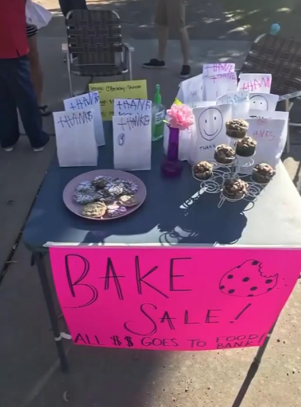 violet's bake sale