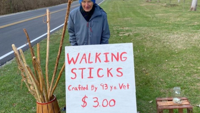 john sells walking sticks