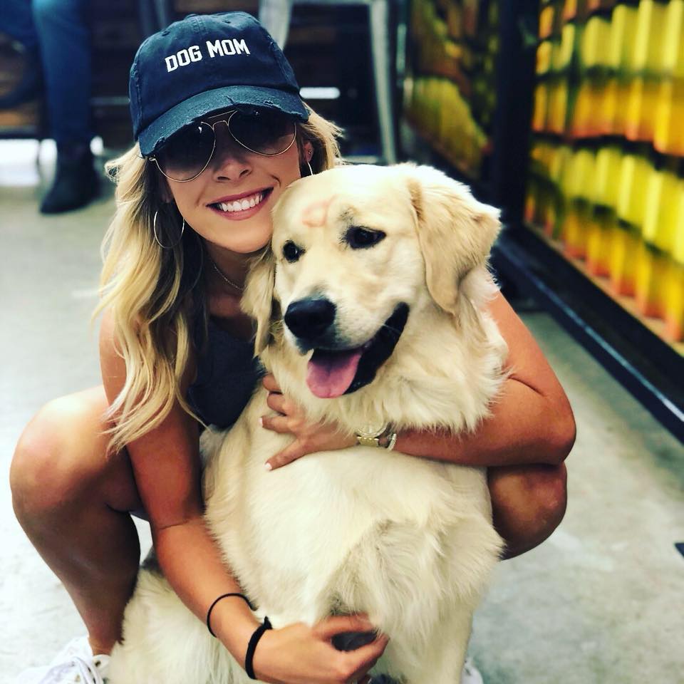 Mackenzie Koch and her dog Riggins