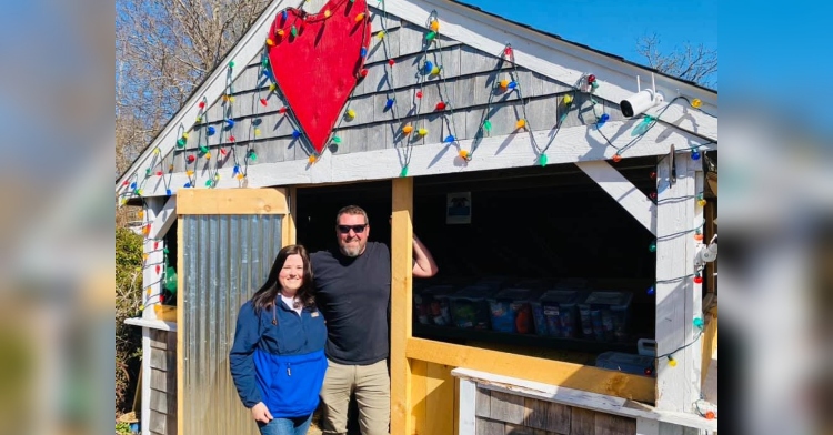 Jill and Kenneth Gonsalves Acushnet Pet Food Pantry