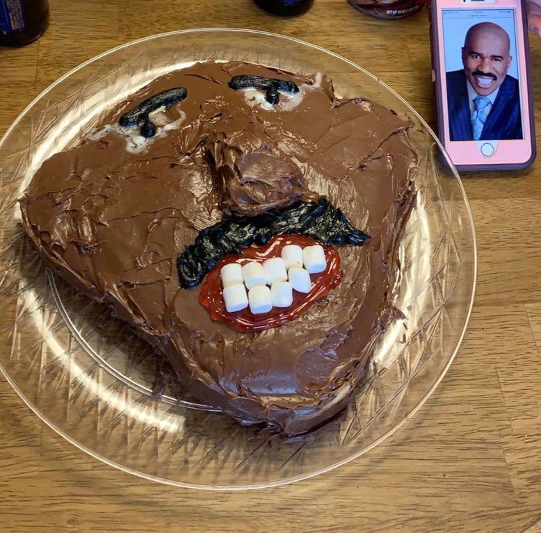 Failed attempt at Steve Harvey cake
