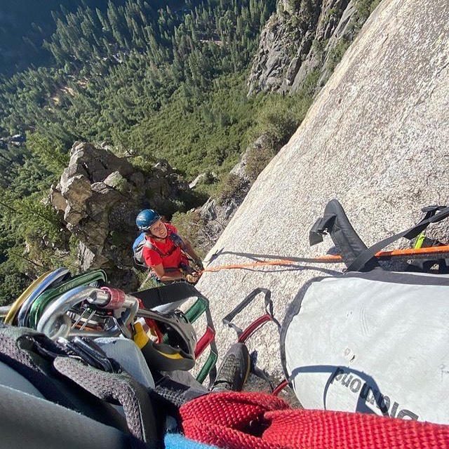 Dierdre Wolownick climbing El Capitan