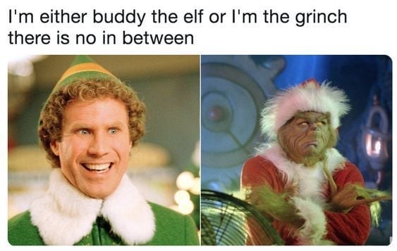 Buddy the Elf and the Grinch