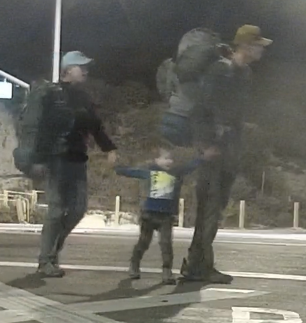 surveillance footage of kidnapped boy