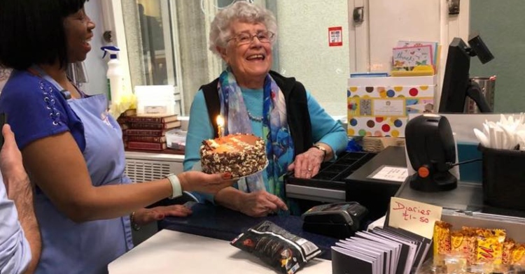 100-year-old volunteer