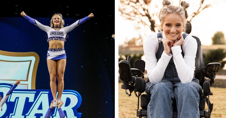 Makayla Noble before and after accident