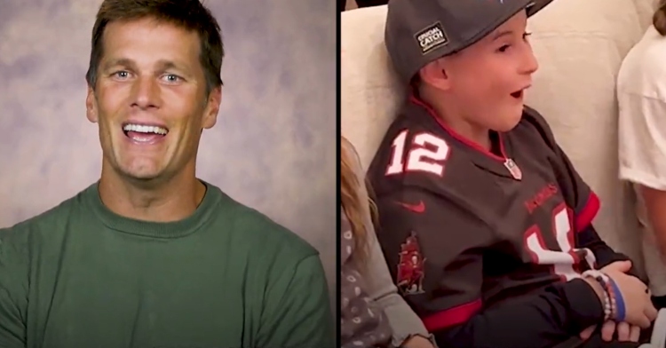 Tom Brady surprises Noah Reeb with Super Bowl tickets