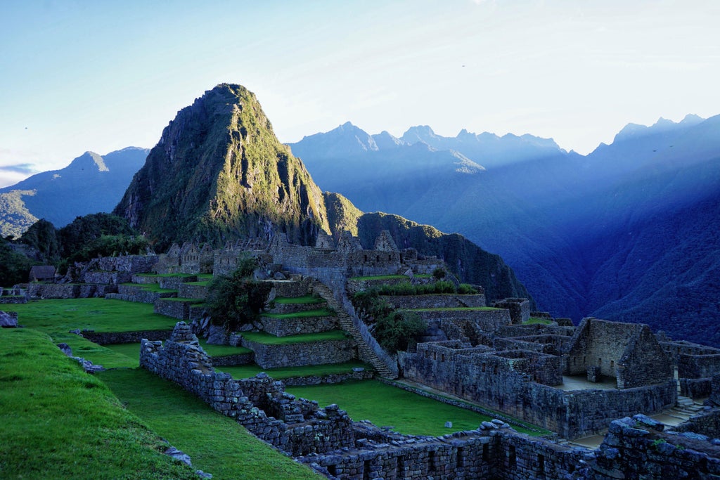 Machu Pichu in early morning light