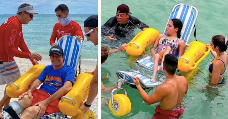 various people at the city of miami beach with the sabrina cohen foundation