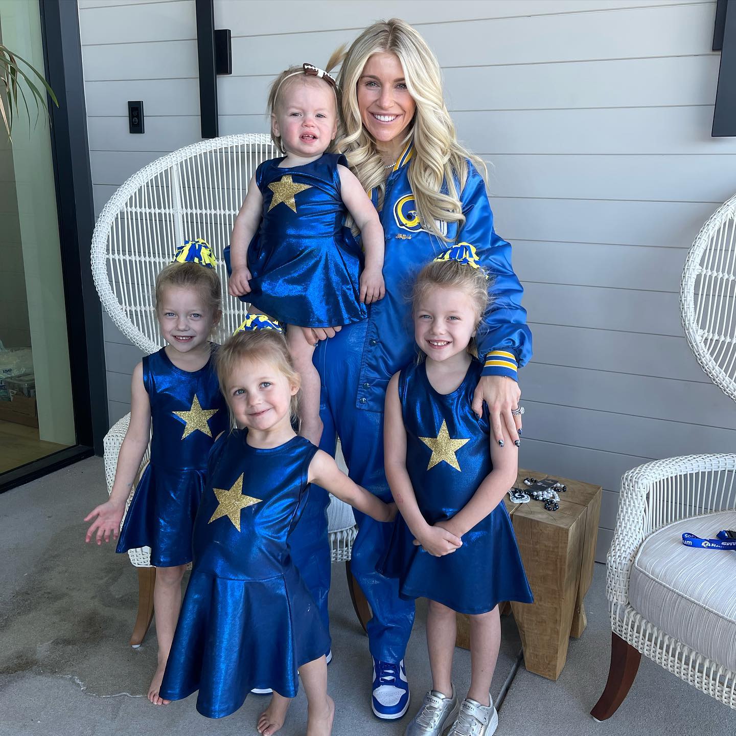 Kelly Stafford and kids