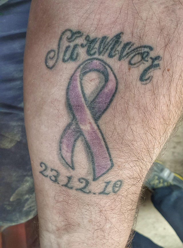cancer survivor tattoo