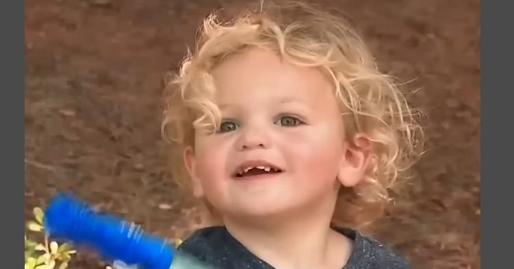 Ethan Moore blowing bubbles