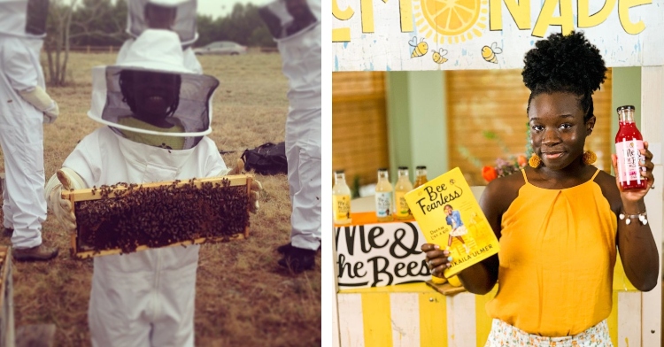 Mikaila Ulmer shows off her Bee products