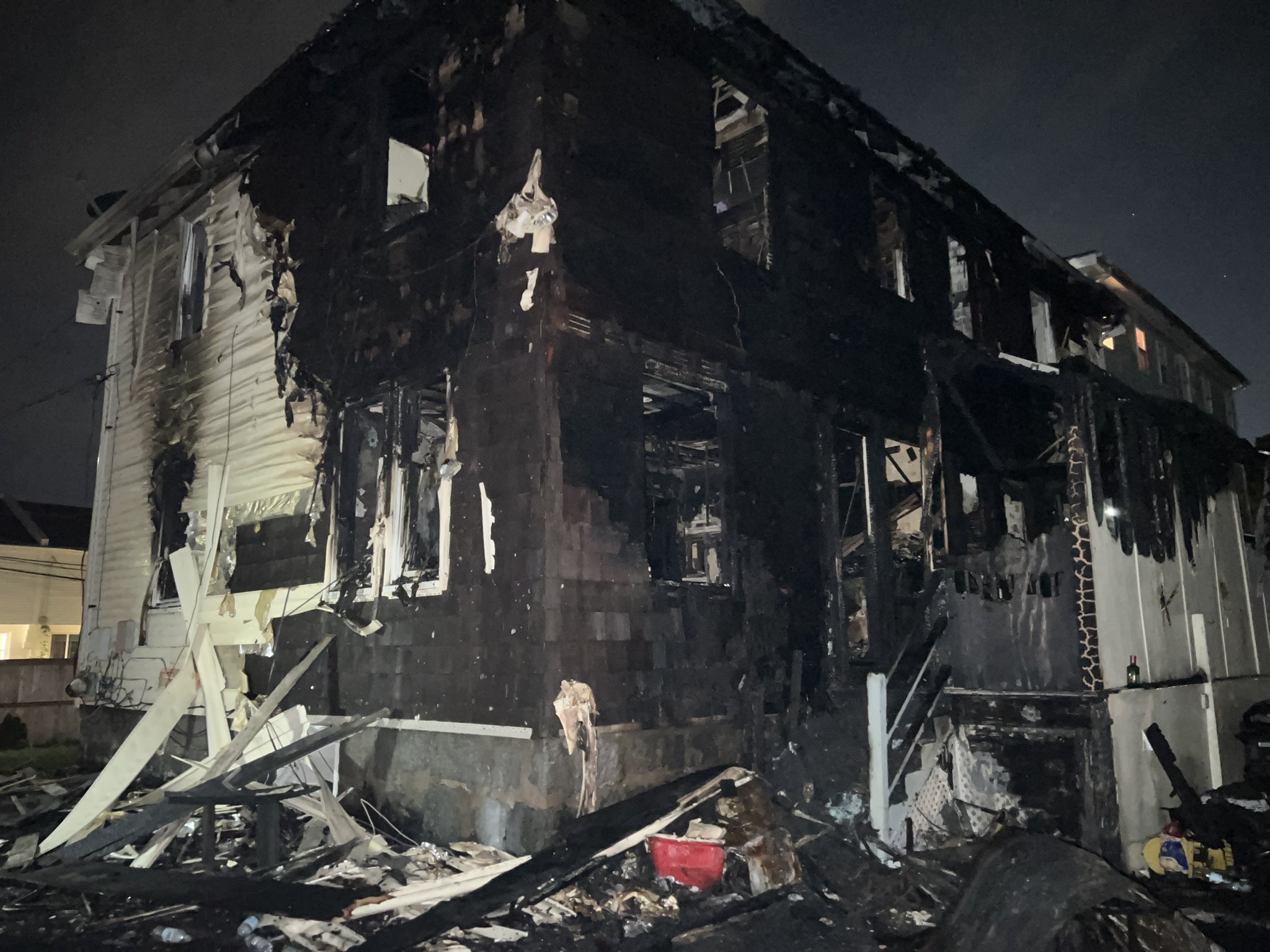 burned home in Roslindale, Ma