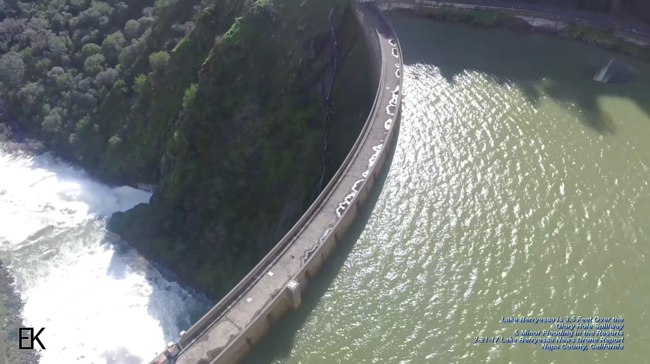 Lake Berryessa In Napa County Has A Spillway That's Beautiful InspireMore