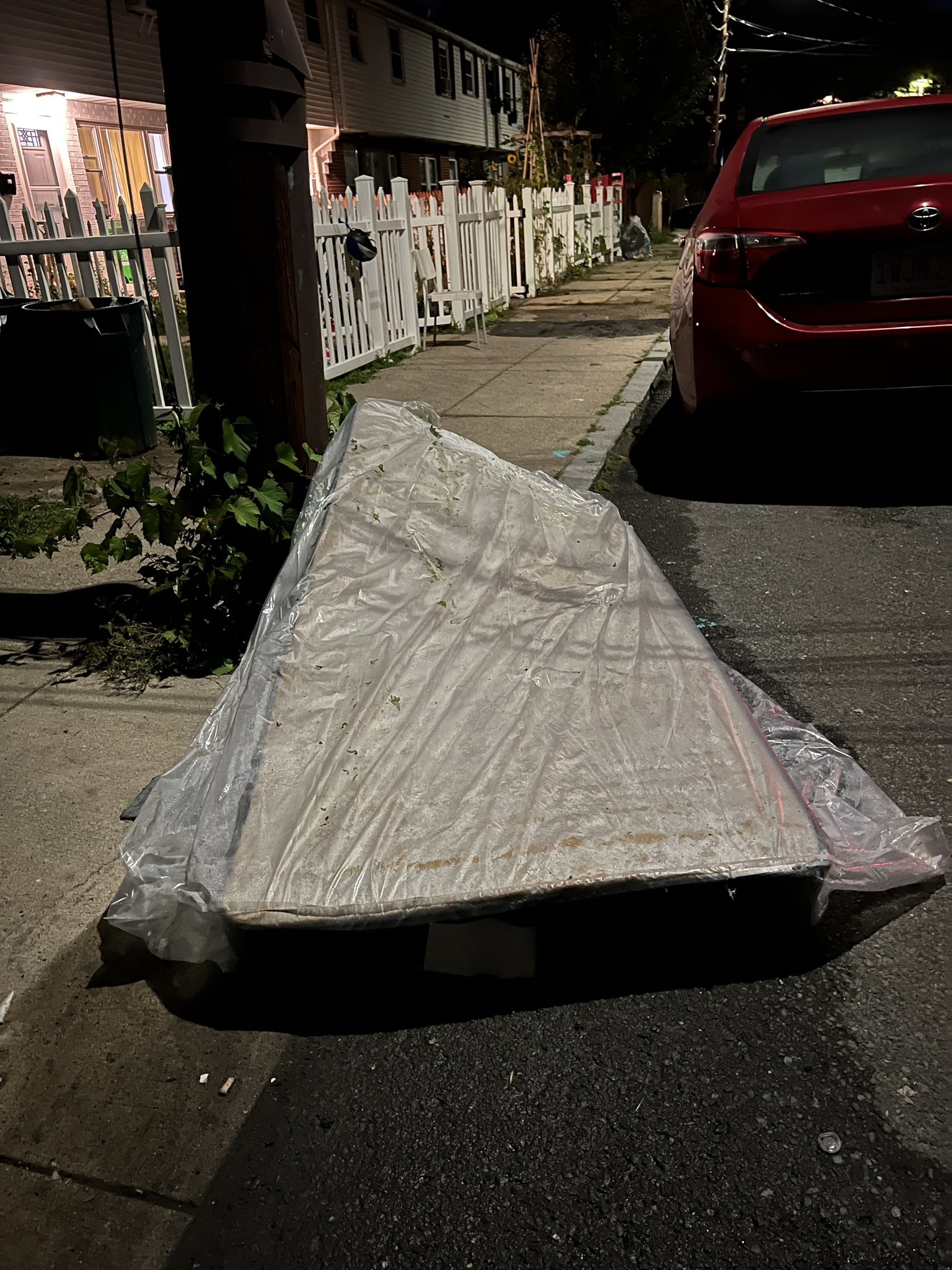 old mattress Clifford Saint Jean used to save child from fire.