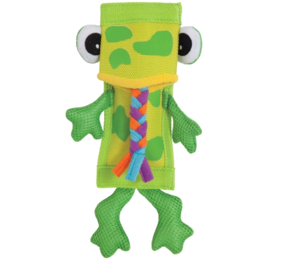 frog dog chew toy by Petmate