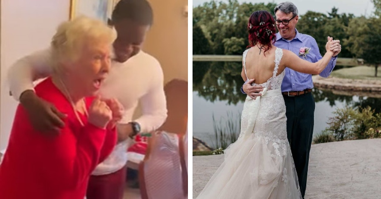 Grandma Honey gets a surprise, Megan and her father share a wedding dance.