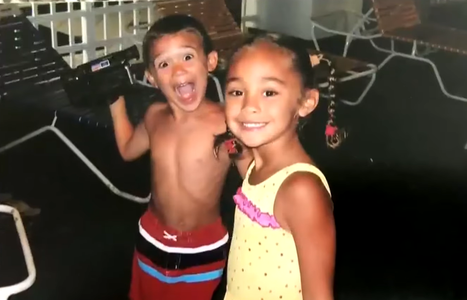 Anthony Leal and sister Lauren Leal as kids