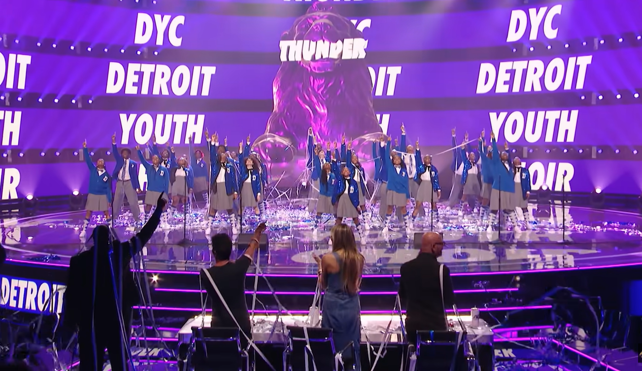Judges give Detroit Youth Choir a standing ovation on America's Got Talent: All-Stars.